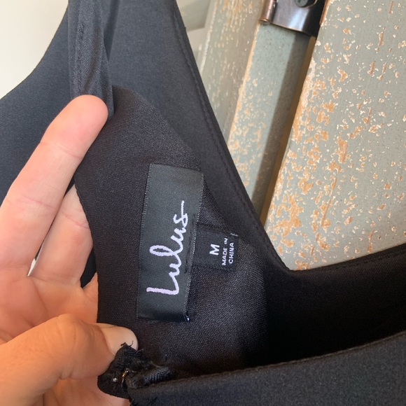 NWT Lulus Black maxi dress - Picture 4 of 4